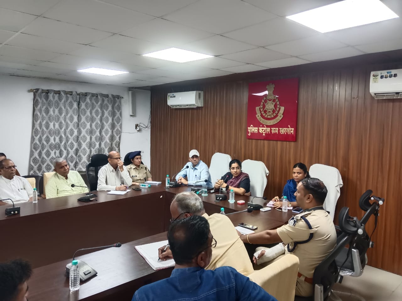 खरगोन व जैतापुर शिवडोला यात्रा की तैयारी को लेकर पुलिस व शिवडोला समिति की अहम बैठक आयोजित