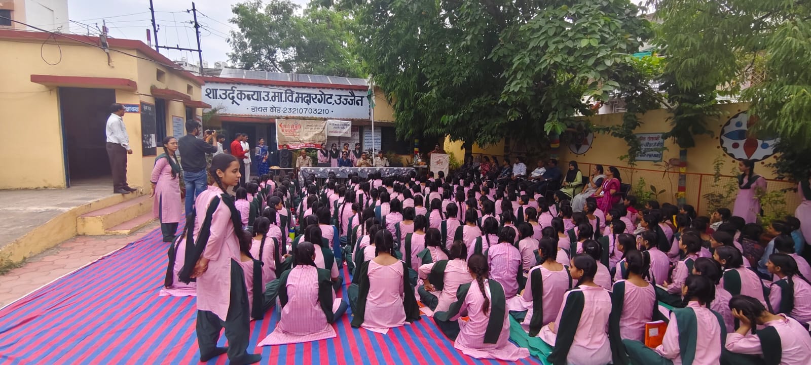 उज्जैन थाना महाकाल पुलिस द्वारा “नशे से दूरी है जरूरी” जन-जागरूकता अभियान के तहत विद्यालयों में नशा मुक्ति कार्यक्रम का आयोजन