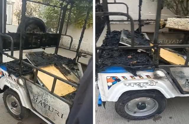 इंदौर में ई-रिक्शा की बैटरी फटने से 90% झुलसी महिला, हालत गंभीर