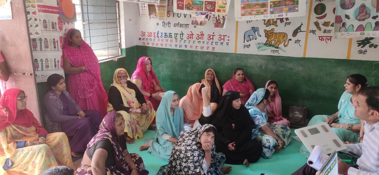 सेहत की पाठशाला में आयोजित हुआ नि:शुल्क स्वास्थ्य शिविर, 25 महिलाओं की गई जांच