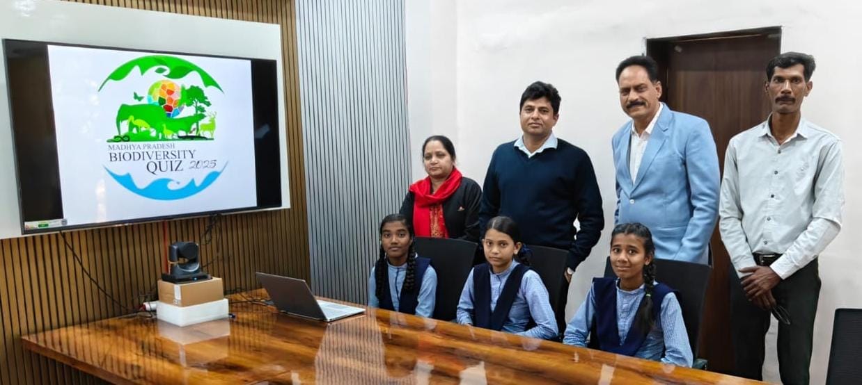 राज्यस्तरीय जैव विविधता प्रश्नोत्तरी प्रतियोगिता का आयोजन सम्पन्न