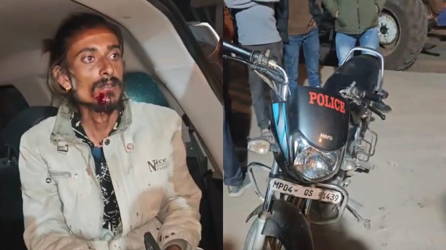 GUNA -नानाखेड़ी के पास पुलिस लिखी बाइक से आए लुटेरे: मक्का बेचकर लौट रहे किसान को लोहे से पीटा, सरेराह लूटी गाढ़ी कमाई,पुलिस लिखी गाड़ी का किया लुट में प्रयोग