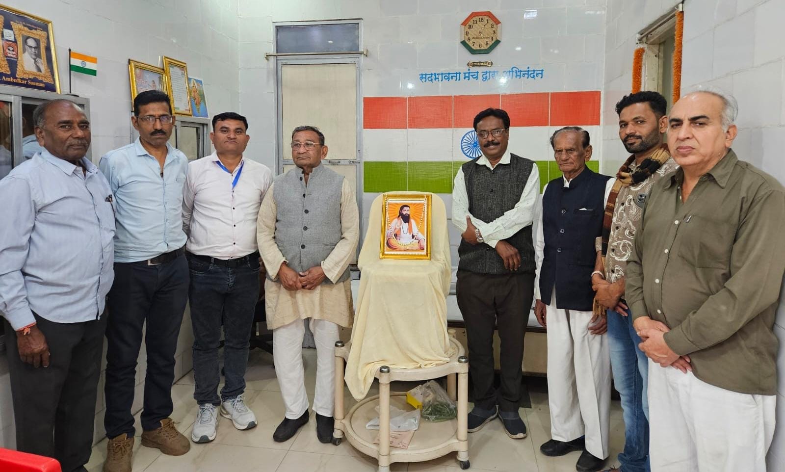 सद्भावना मंच ने संत रविदास को किया नमन